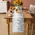 thumbnail image 2 of Spring Gray Eucalyptus Table Runner 120 Inches Long Farmhouse Dress Scarves, Summer Botanical Leaf Country Dining Tablerunner for Coffee Table/Kitchen Island/Party Décor, 13" x 120", 2 of 8