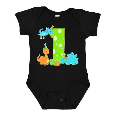 

Inktastic Dinosaur First Birthday Party Gift Baby Boy or Baby Girl Bodysuit