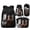 Three Dark Horses, variant on HUIACONG Kids School Backpack Set 4-IN-1 Dark Horses for Boys Girls Ages 6-10 Lightweight 300g Bookbag Detachable Insulated Lunch Box Pencil Case Water Bottle Holder