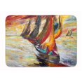 thumbnail image 1 of Carolines Treasures JMK1062RUG Red Sails Sailboat Machine Washable Memory Foam Mat, 1 of 4