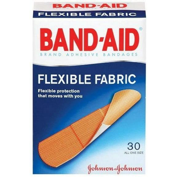 4 Pack - BAND-AID Bandages Flexible Fabric All One Size 30 Each