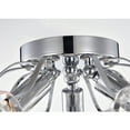 thumbnail image 3 of The Lighting Store Dalia Elegant Indoor 3-light Chrome Crystal Flush Mount, 3 of 5