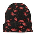 thumbnail image 7 of Easygdp Flamingo Knit Beanie, Soft Beanie Hat, Daily Beanie in Fine Knit for Women Men Winter, 7 of 7