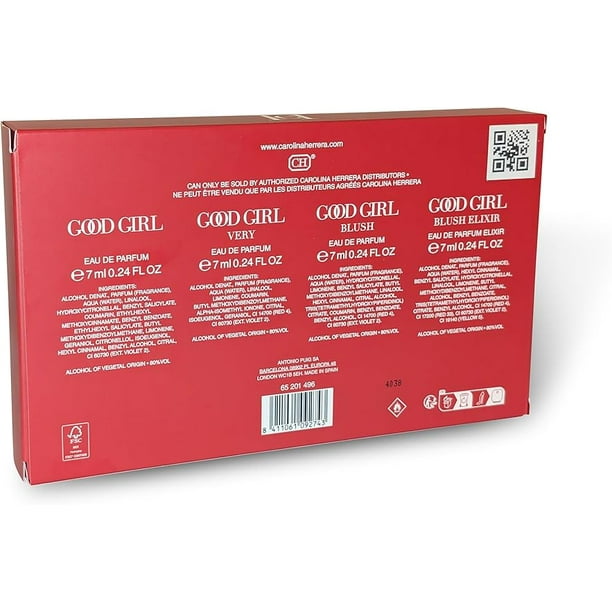 Good Girl 香水ボトルセット 4個入り Amazon.com : Carolina Herrera Good Girl Perfume for Women 4