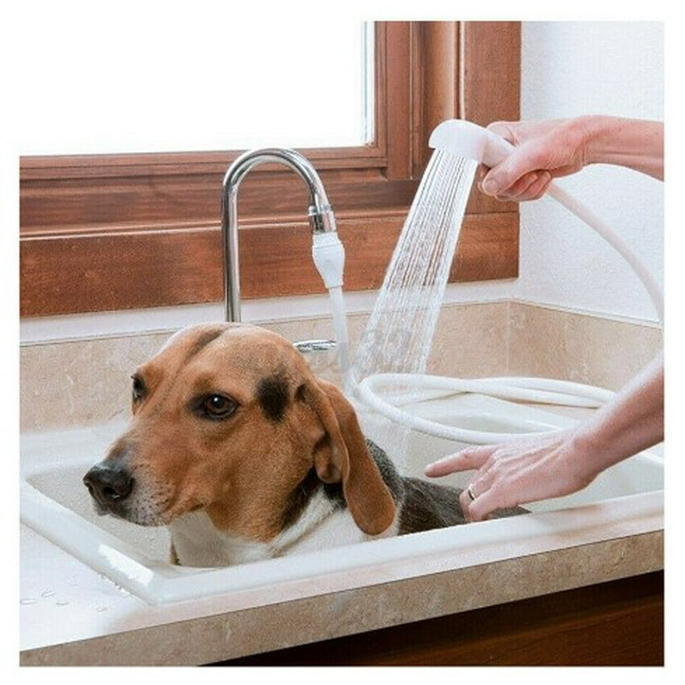 Portable Child Pet Shower Spray Hose Sink Bath Shampoo Sprayer Shower