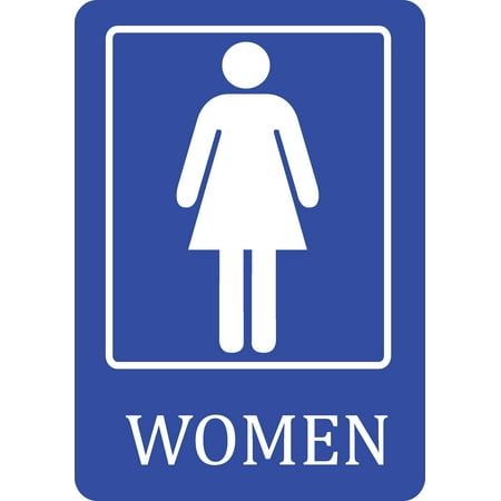 Bathroom Sign At Walmart women bathroom blue sign - public restroom signs - walmart Bathroom Sign At Walmart women bathroom blue sign - public restroom signs - walmart