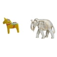 thumbnail image 1 of Figura De Elefante De Caballo Dalecarliano De Madera Tallada A Mano, Escultura Animal, Adorno Rústico Coleccionable Para Estantería, Entrada, Armario, Decoración Del Hogar, Recuerdos., 1 of 8