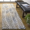 thumbnail image 2 of SAFAVIEH Renewal Dennis Chevron Runner Rug, Beige/Gray, 2'3" x 8', 2 of 10
