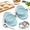 Blue-6"+4", variant on Empanada Maker Press 5 Inch Extra Large Dumpling Set