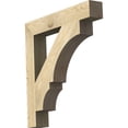thumbnail image 5 of Ekena Millwork 4"W x 28"D x 28"H Balboa Block Rough Sawn Bracket, Douglas Fir, 5 of 25