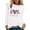 White, variant on Under 10$ Buigttklop Women'S Casual Long Sleeve Round Neck Printed Ladies Tops Blouse