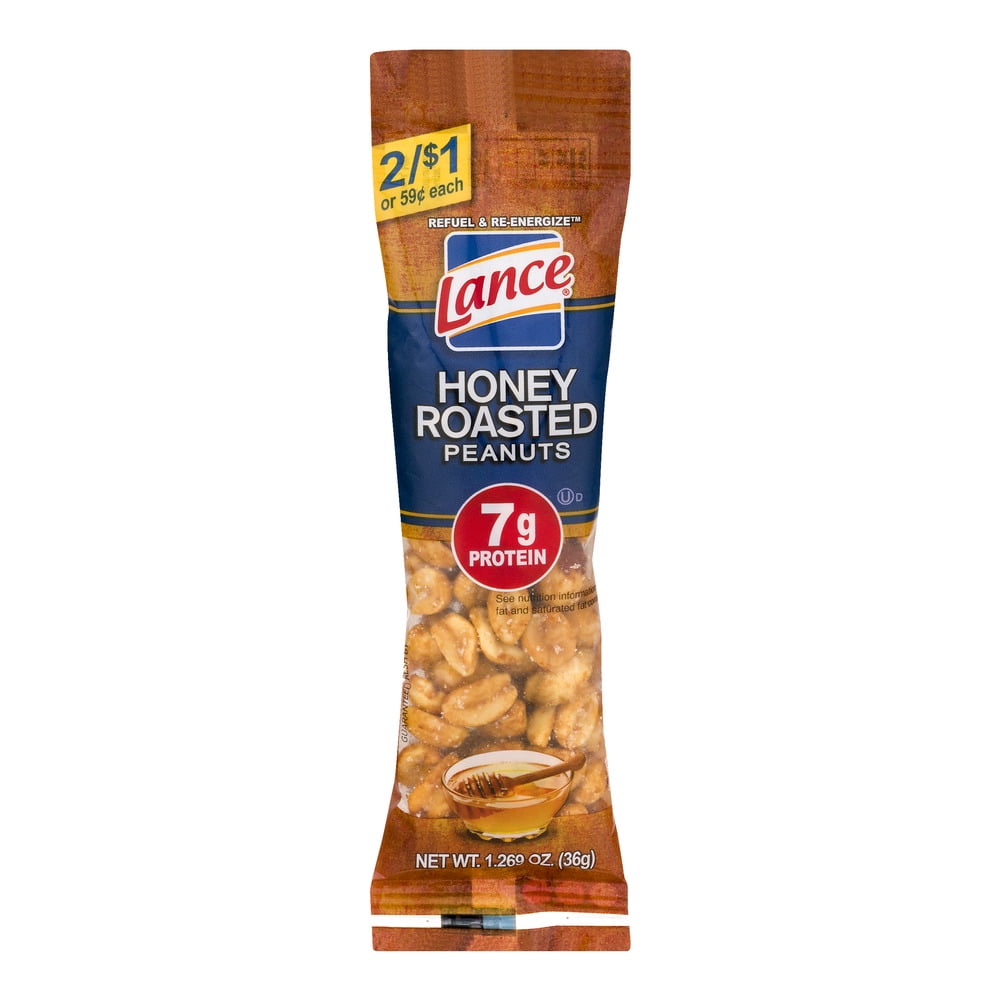 Lance Honey Roasted Peanuts, 1.269 OZ