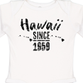 thumbnail image 4 of Inktastic Hawaii Since 1959 Boys or Girls Long Sleeve Baby Bodysuit, 4 of 5