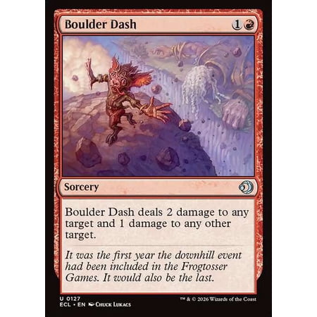 MtG Lorwyn Eclipsed Uncommon Boulder Dash #127