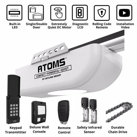 Skylink Atoms Atr 1612ck 1 2 Hpf Chain Drive Garage Door Opener