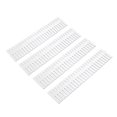 thumbnail image 1 of 4 divisores de cajón de rejilla de plástico, organizador de cajones ajustable de corte DIY para calcetines, ropa interior, almacenamiento estacionario, blanco, alargado, 4 unidades, 1 of 14