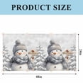 thumbnail image 6 of Grey Snowman Christmas Fluorescent Light Covers for Ceiling Lights 4x2 feet,1 Pack Magnetic Light Filters for Classroom,Xmas Snowflake Tree Gray Fluorescent Light Shade Panel for Office School Drop, 6 of 9