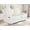 Ivory White, variant on Multifunction Power Air Leather Recliner Sofa Set with LED Lights, Living Room Furniture, Reclining Sofa, loveseat, Chair with USB Port/Storage Chair