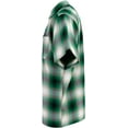 thumbnail image 3 of G-Style USA Western Casual Plaid Short Sleeve Button Up Shirt SS30 - Green - 4X-Large, 3 of 5