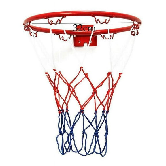 Basketball Goal Hoop Rim Net Wall Mounted Foldable --new Outdoor For Indoor