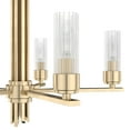 thumbnail image 4 of Hunter - Gatz 5-light Alturas Gold, Large Chandelier, Dimmable, Candle Shaped, for Bedrooms, Dining, Living Rooms - 19783, 4 of 7