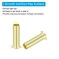 thumbnail image 4 of Brass Compression Insert, 75 Pcs 6mm OD x 4mm ID Tube Insert Tube Support Compression Fitting Assortment Kit for Water Oil Air Pipe, 4 of 6