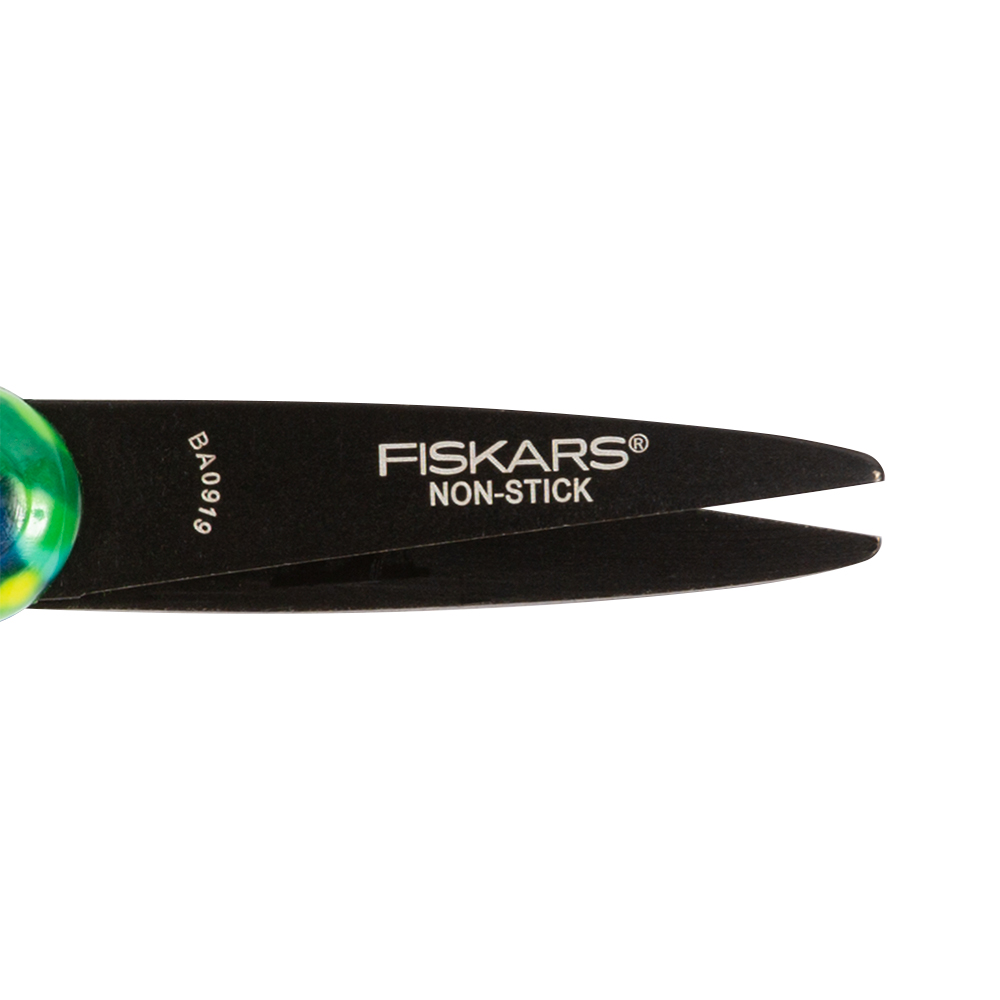 Fiskars Designer Non-stick Pointed-tip Kids Scissors 5 in - Tetris, Multicolor