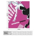 thumbnail image 2 of Spider-Man Throw Blanket Cute Flannel Anime for Girls Boys Men Women, 2 of 7