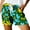 Green-10, variant on Beach Shorts for Women Summer Casual Lightweight Relaxed Fit Elastic High Waist Athletic Shorts with Pockets