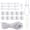 White, variant on 10Pcs Cord Lock with 394in Elastic Rope Stretchy String Elastic Cord Elastic String Spring Cord Lock Stopper End Spring Toggle Fastener Slider Organizer for Clothing Shoelace