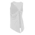 thumbnail image 4 of DuoJiaJ New Sleeveless Loose Training And Fitness Wear For Women With A Beautiful Back And Effect. Wear A Vest And Sports Top Over Yoga Women Workout Tank Tops White XL, 4 of 4