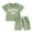 Green, variant on Bagilaanoe 2pcs Toddler Baby Boy Shorts Set Short Sleeve Letter Print T Shirt Tops + Shorts 6M 12M 18M 24M 3T Kids Casual Summer Clothes