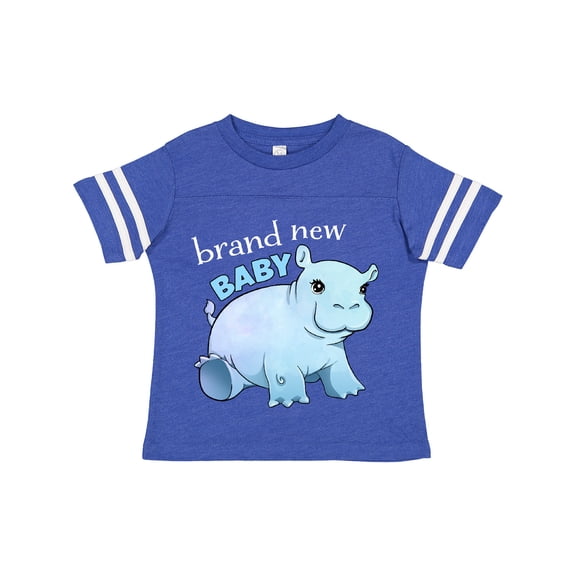 Inktastic Brand New Baby cute baby hippo Boys or Girls Toddler T-Shirt