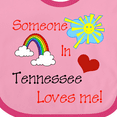 thumbnail image 4 of Inktastic Someone in Tennessee Loves Me Boys or Girls Baby Bib, 4 of 4