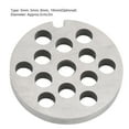 thumbnail image 2 of Meat Grinder Attachments Designed for Stand Mixers, Durable Metal Processor, Useful Mixer Accessory Blade Mincer Plate Disc Knife[8mm], 2 of 7