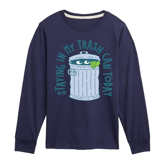 Sesame Street - Staying In My Can - Toddler and Youth Long Sleeve T-Shirt