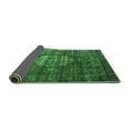 thumbnail image 2 of Ahgly Company Indoor Square Oriental Emerald Green Industrial Area Rugs, 7' Square, 2 of 4