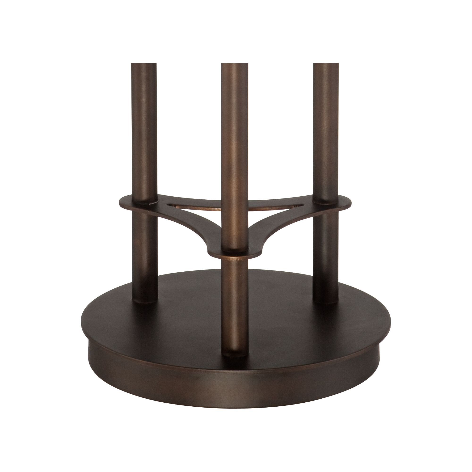 Franklin Iron Works Libby Rustic Farmhouse Table Lamp 30" Tall Bronze Metal LED Amber Seeded Glass Shade for Bedroom Living Room Bedside Nightstand
