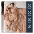 thumbnail image 2 of Edredón King Size Acolchado Reversible Esquimal Relleno Down, Compatible Con Funda Duvet Terracota, 2 of 7