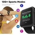 thumbnail image 4 of iTouch Air 4 Smartwatch, 46mm Black Case with Black Silicone Band, 4 of 6