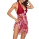 thumbnail image 1 of Traje de baño de dos piezas dividido con estampado cómodo con honda informal para mujer con estilo OAVQHLG3B Store  lin121212, 1 of 2