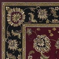 thumbnail image 4 of 2' x 3' Polypropylene Red or Black Accent Rug, 4 of 4