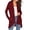 Red, variant on Long Sleeve Lightweight Thin Summer Cardigan for Women Loose Kimono Cover Up (White XXL)