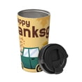thumbnail image 2 of Daiia Happy Thanksgiving Day Printed Stainless Steel Tumbler with Lid and Straw, Double Wall Vacuum Insulated Coffee Tumbler Travel Coffee Mug with Leak Proof Lid, 2 of 8