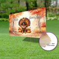 thumbnail image 3 of Happy Thanksgiving Bloodhound Turkey Costume Pumpkins Autumn Leaves Yard Sign Dog Lover Outdoor Home Lawn Garden Porch Decor - 13014, 3 of 5