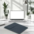 thumbnail image 2 of Unique Bargains 1 Set 15.6" Tablet and Laptop Sleeve with Accessories Pouch Navy Blue, 2 of 6