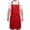 Red, variant on Syntus Unisex Kitchen Apron with Pockets, Adjustable, Stain-Resistant, 1-Pack Bib Apron, Black & White Stripe