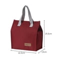 thumbnail image 3 of Lunch Box Bag With Handles Reusable Lunch Box Bags For Car Travel Work Picnic, 3 of 3