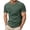Green, variant on NinXxx Men's Crew Neck Short Sleeve Soft Breathable Everyday Comfort Tee Black XL Black XL