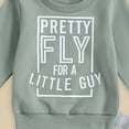 thumbnail image 4 of HCNTES Baby Boy Winter Clothes Toddler Baby Boy Clothes Letter Print Long Sleeve Sweatshirt Pullover Pants 2Pcs Winter Outfits, 4 of 7